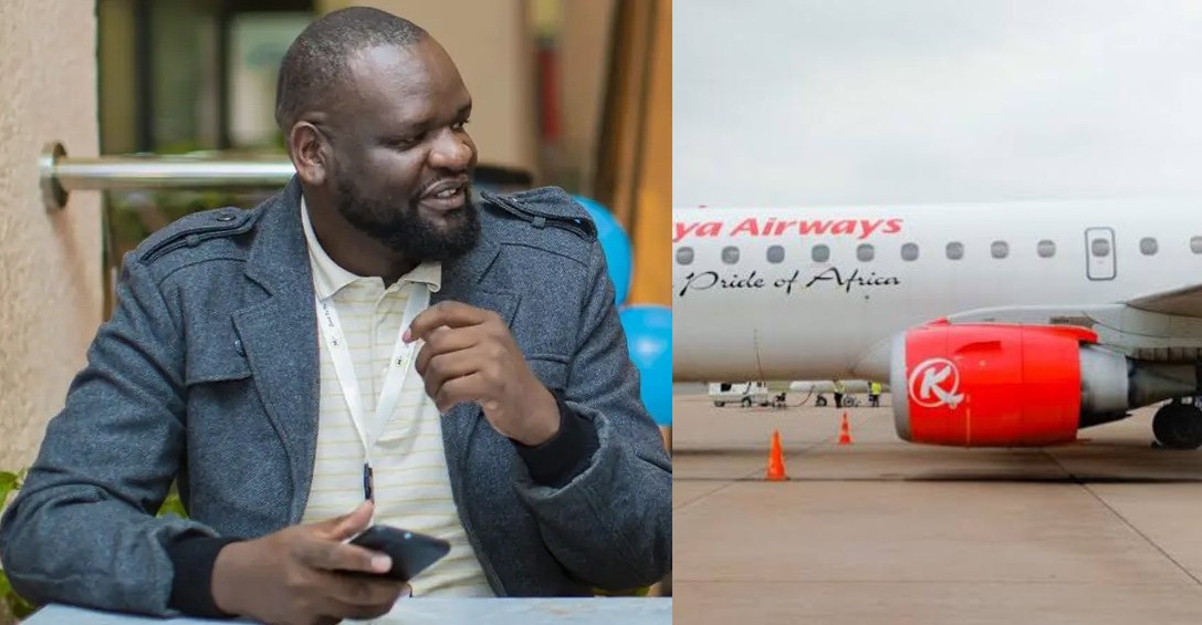 Kenyan Kaleb Owiro shares hilarious first time flight on Kenya Airways