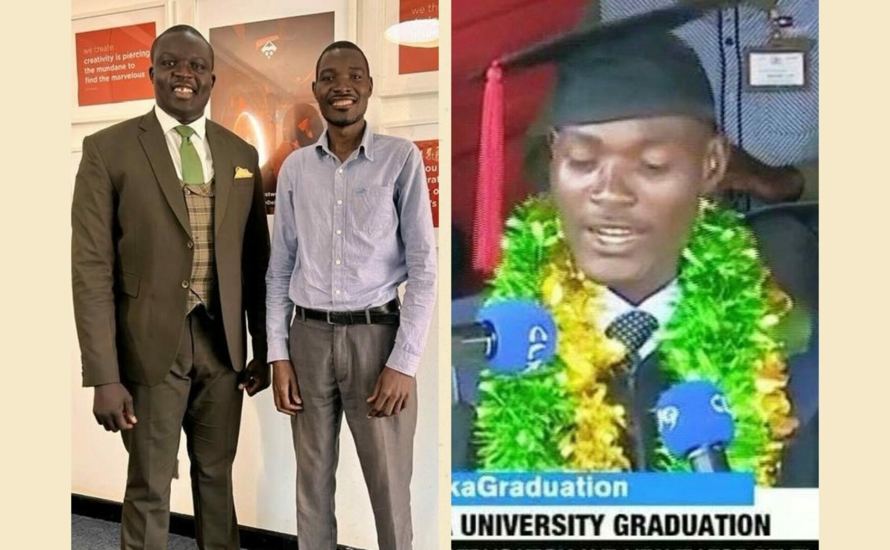 First Class Graduate With Master's Degree Finds First Job After Tarmacking for 8 Years