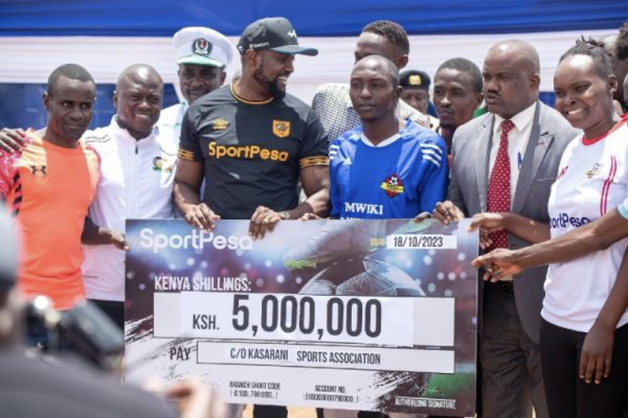 Six teams in Kasarani receive 5 million sponsorship from SportPesa - Bizna Kenya