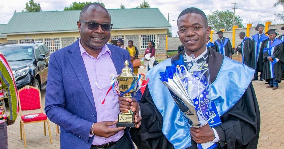 Joy as Alex Chamwada's former watchman graduates as a journalist