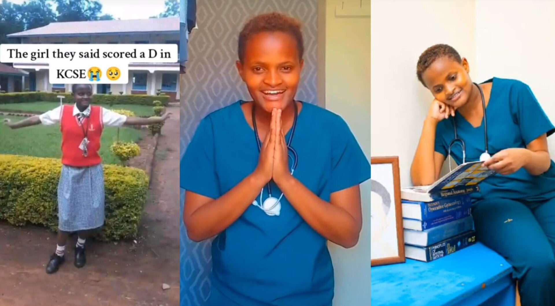 Lady who scored D in KCSE beats odds to complete biomed course, lands job