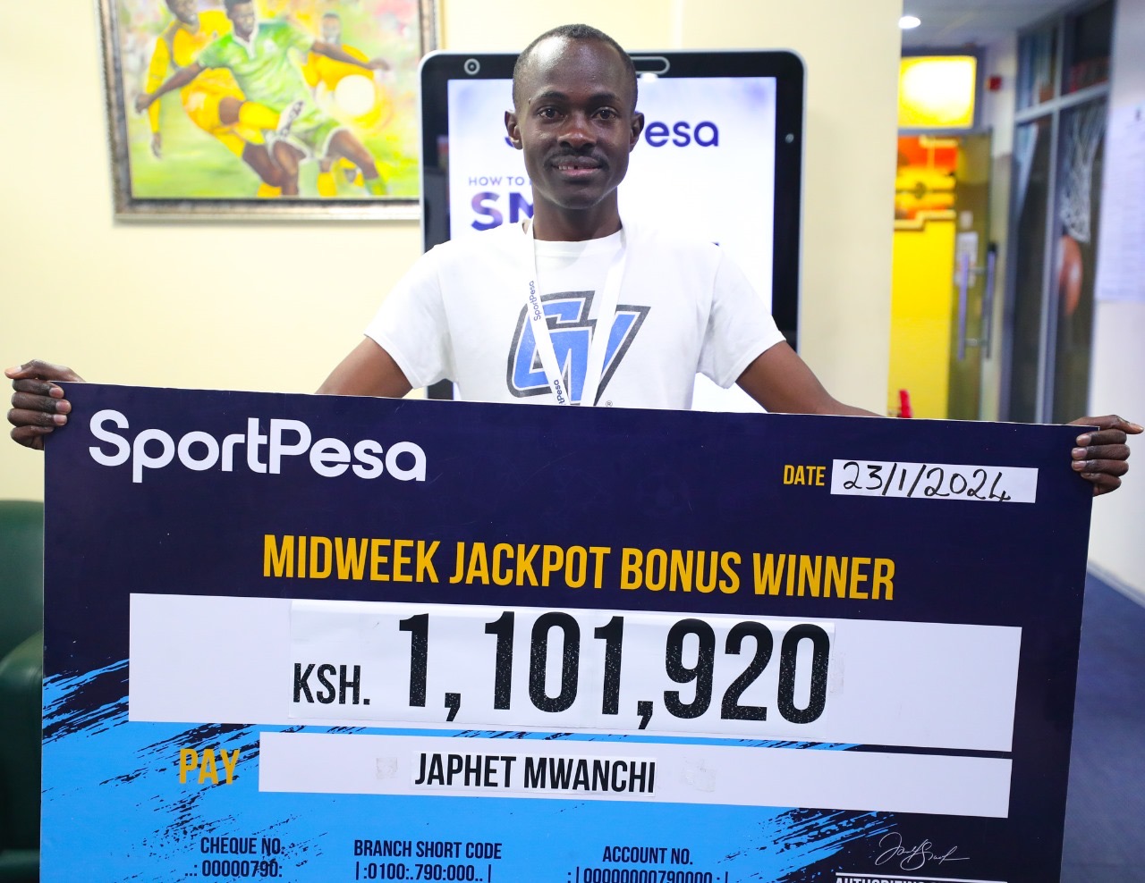 Homabay's Irene Auko Maina bags Sh. 1 million in SportPesa midweek jackpot 1 Homabay's Irene Auko Maina bags Sh. 1 million in SportPesa midweek jackpot