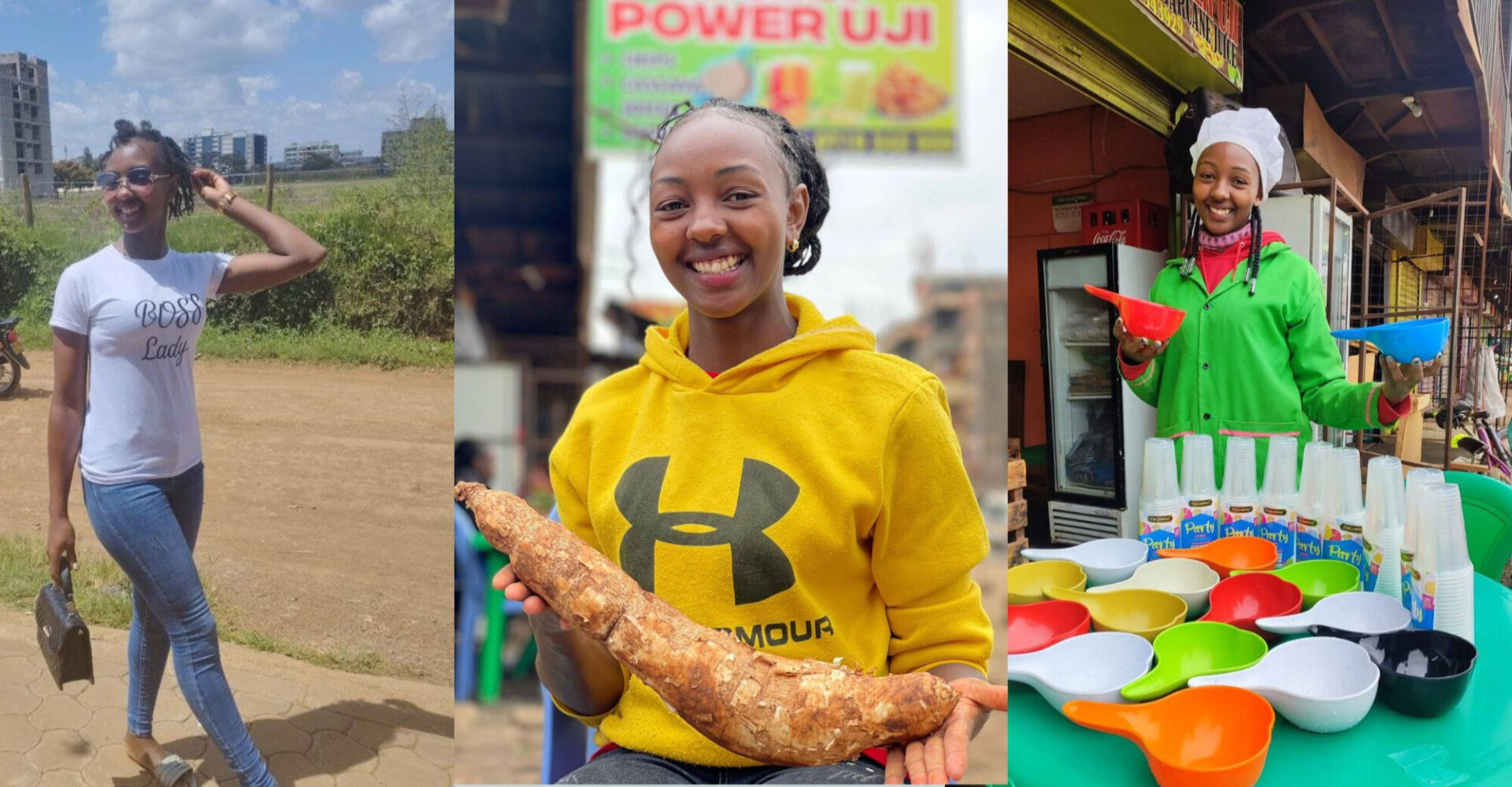 Alice Kamau: Young Nairobi lady making Sh. 150,000 monthly from selling 'Uji Power'