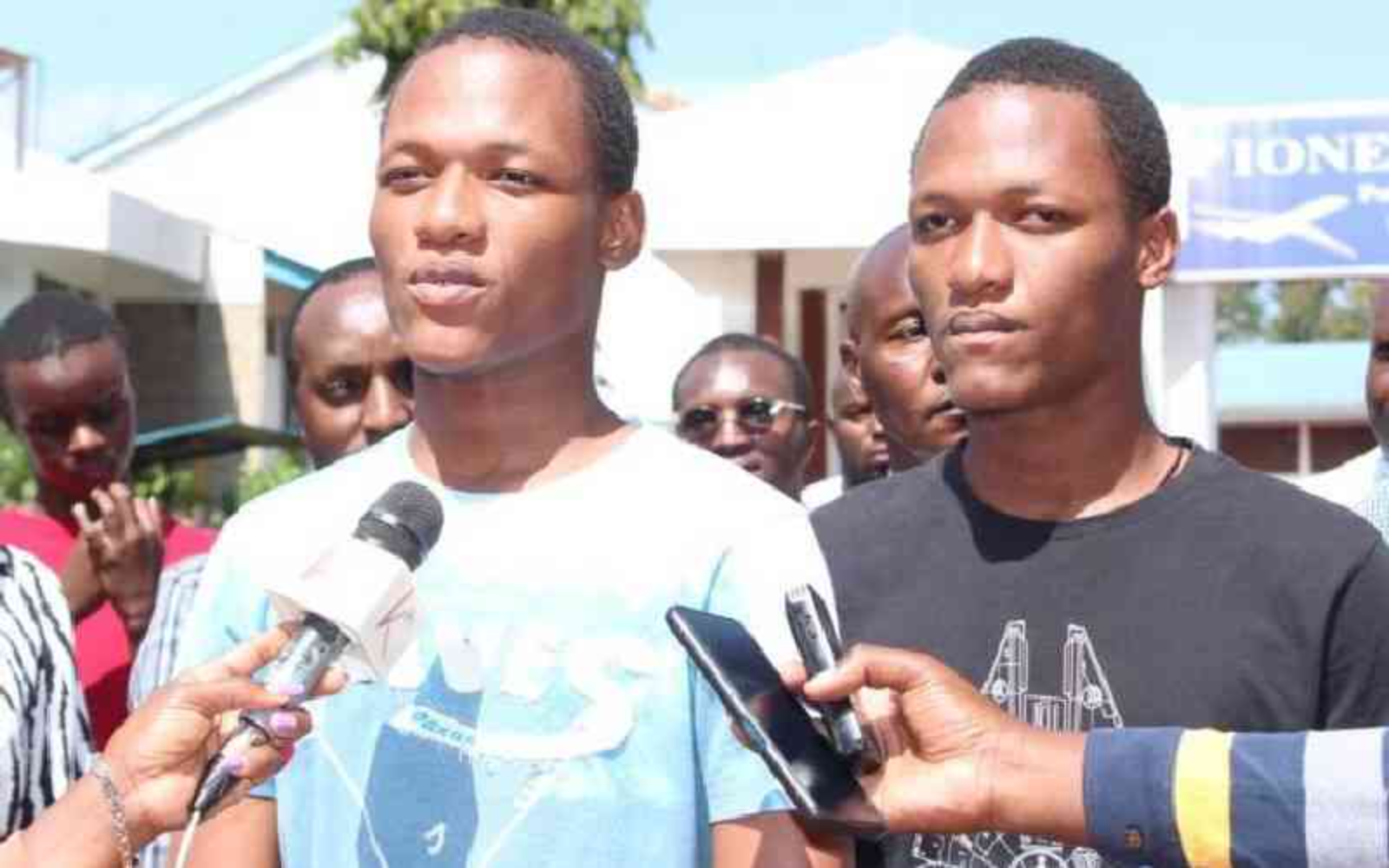 Nairobi twins who scored 409 and 407 in KCPE score As of 84 and 82 in KCSE