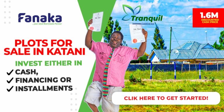Syokimau and Katani as prime destinations for young families and land banking