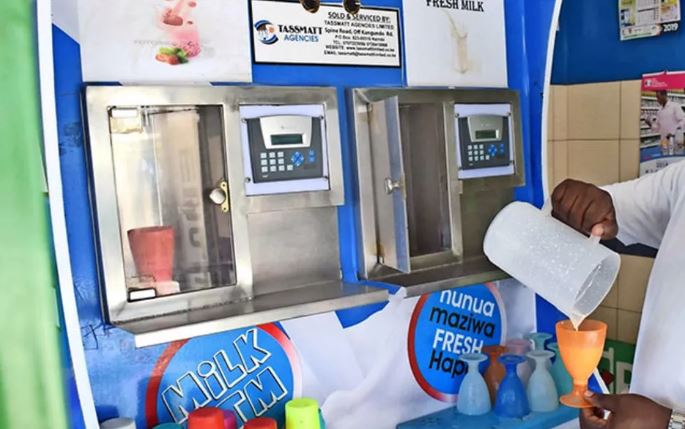 Nairobi man making Sh200,000 from ATM milk business