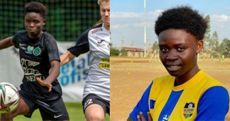 Harambee starlets forward playing in Europe returns to sit KCSE 2024 exams