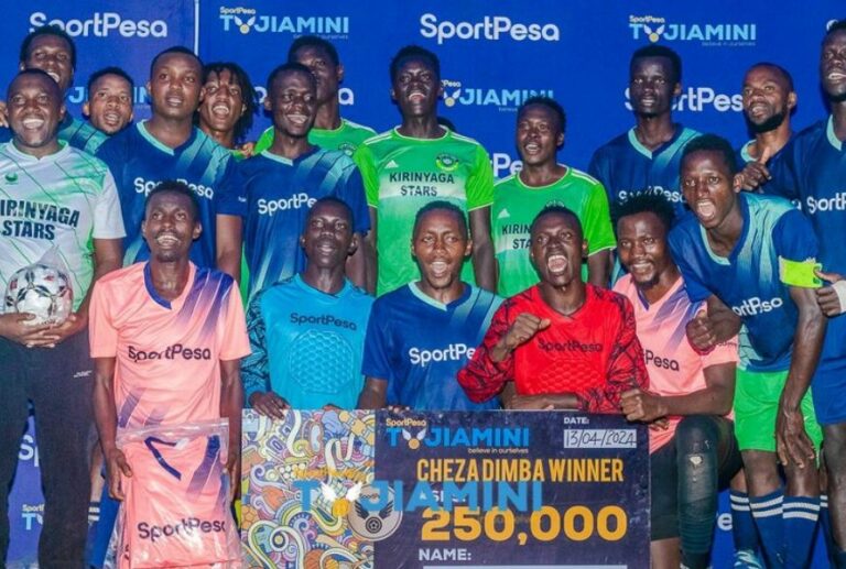 Kirinyaga Stars Triumph as Inaugural Winners of the 2024 Tujiamini Cheza Dimba Award Sponsored by SportPesa Kenya