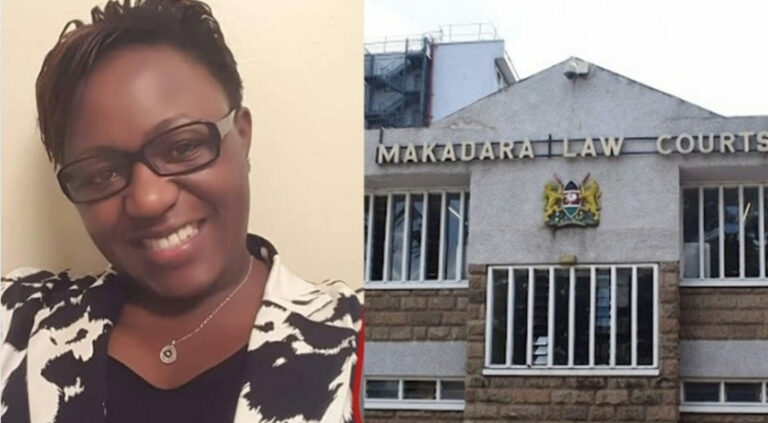 Magistrate Monica Kivuti who was shot inside Makadara court by OCS dies