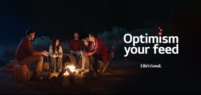 LG launches global campaign to help attract positive content onto social media feeds