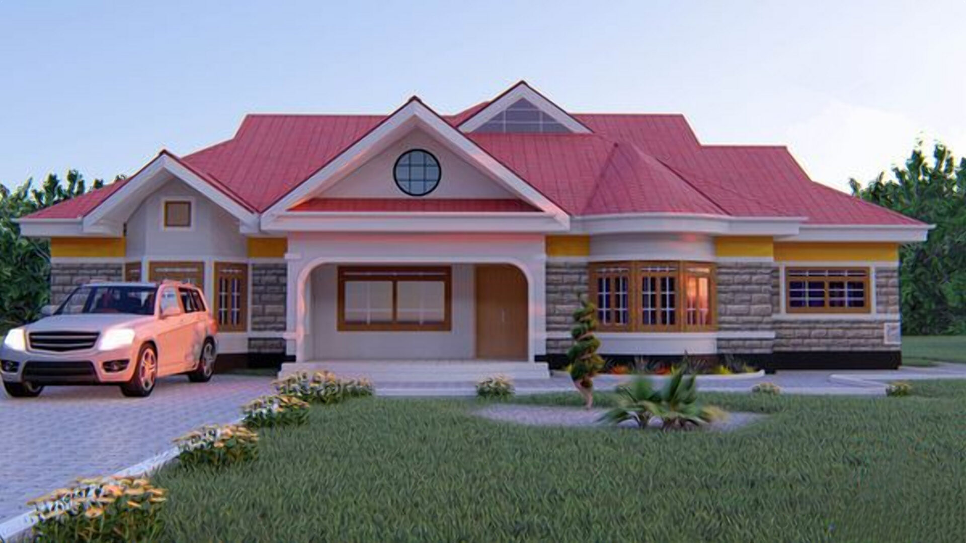 Cost of building four bedroom house in Nairobi, Coast, Nyanza, Central regions