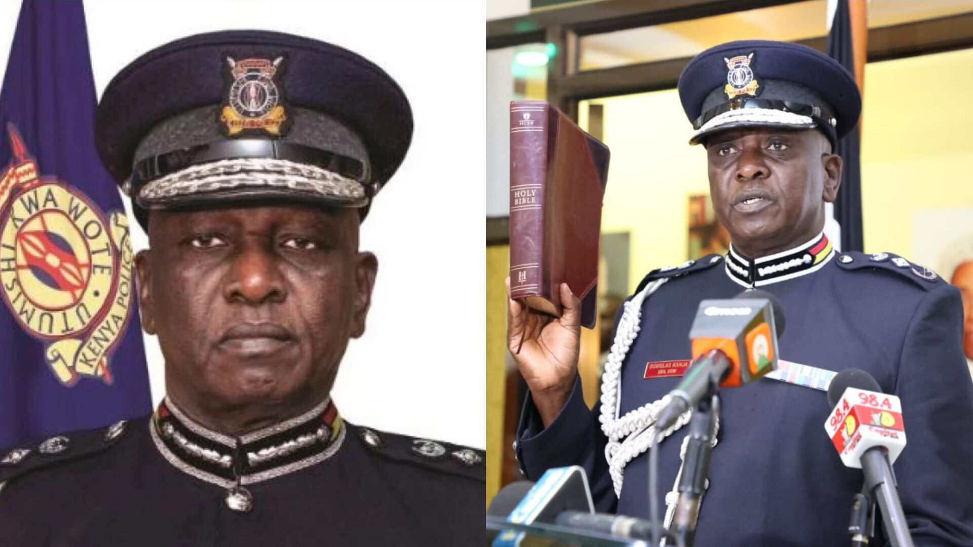 Career profile, achievements of acting Inspector General Douglas Kanja