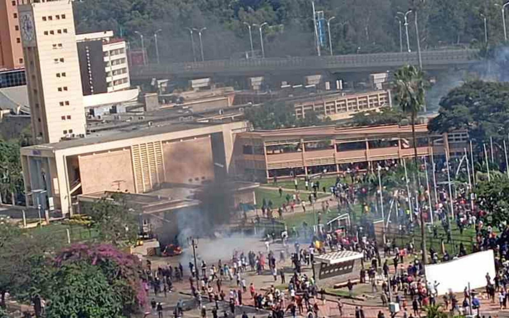 Kenyan Parliament Breached by Protestors