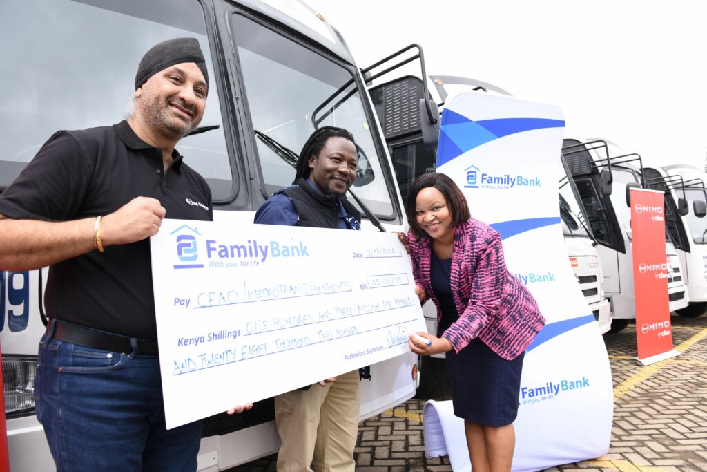 Family Bank finances Metrotrans to acquire 14 Hino buses from CFAO - Bizna Kenya