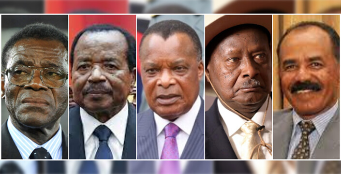 Fine or greed? see the longest serving presidents in Africa