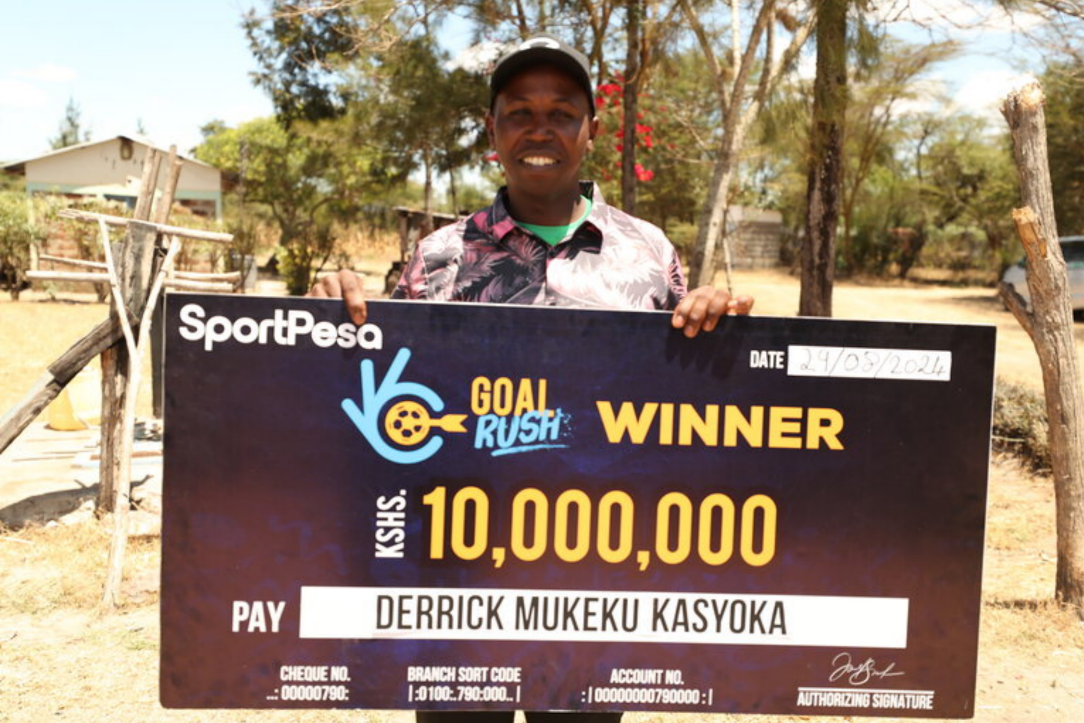 Kenyatta University graduate wins big: Bags Kshs 10 million in SportPesa’s Goal Rush game