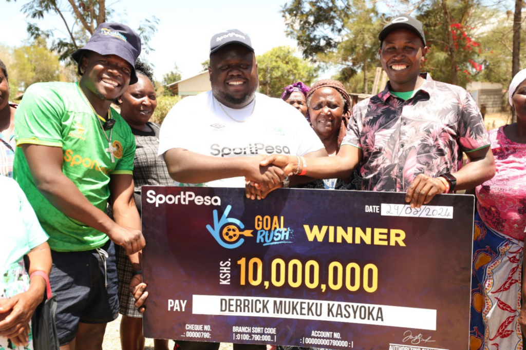 Kenyatta University graduate wins big: Bags Kshs 10 million in SportPesa’s Goal Rush game