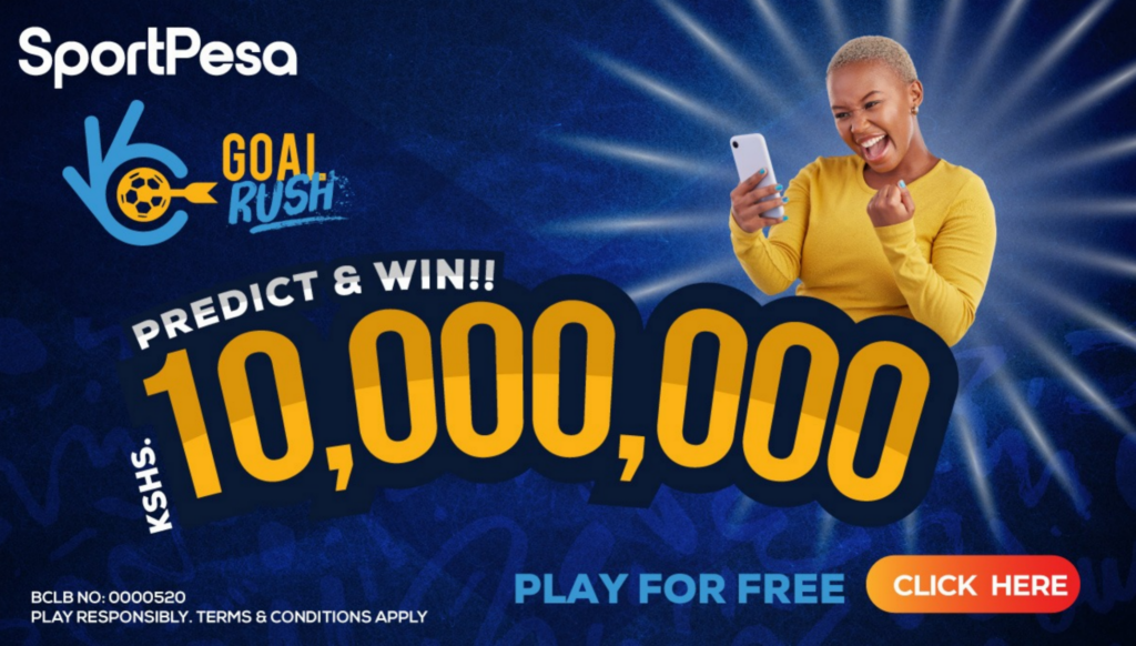 Kenyatta University graduate wins big: Bags Kshs 10 million in SportPesa’s Goal Rush game