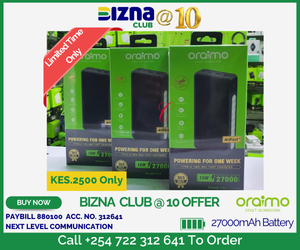 BIZNA CLUB ORAIMO 27000mAH POWER BANKS