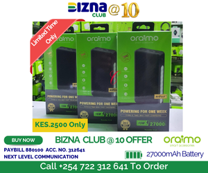 BIZNA CLUB ORAIMO 27000mAH POWER BANKS