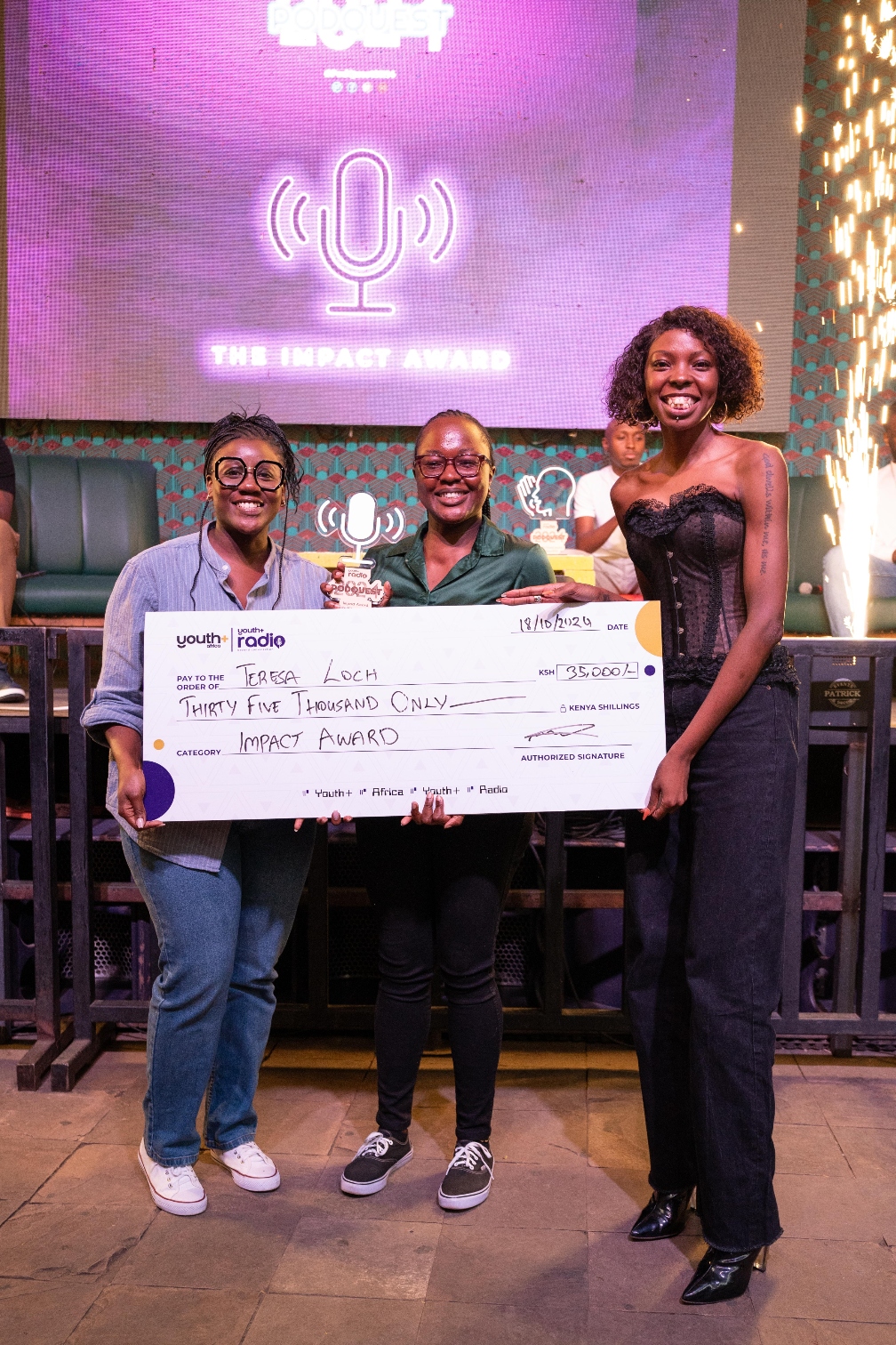 Youth+ Radio swards 6 champions in Kenya’s first Podcasting Competition