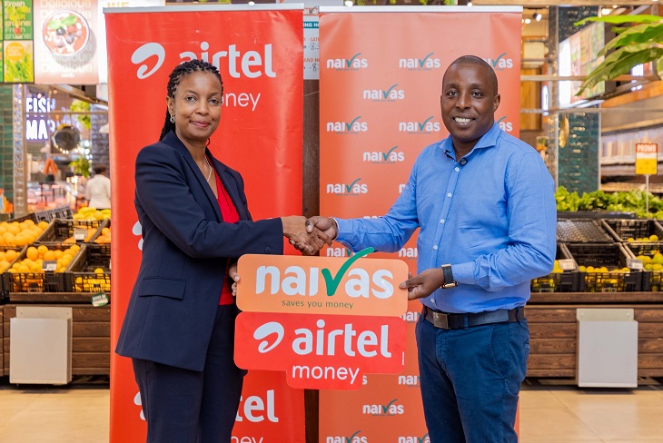 Airtel money customers can now deposit and withdraw funds through Naivas