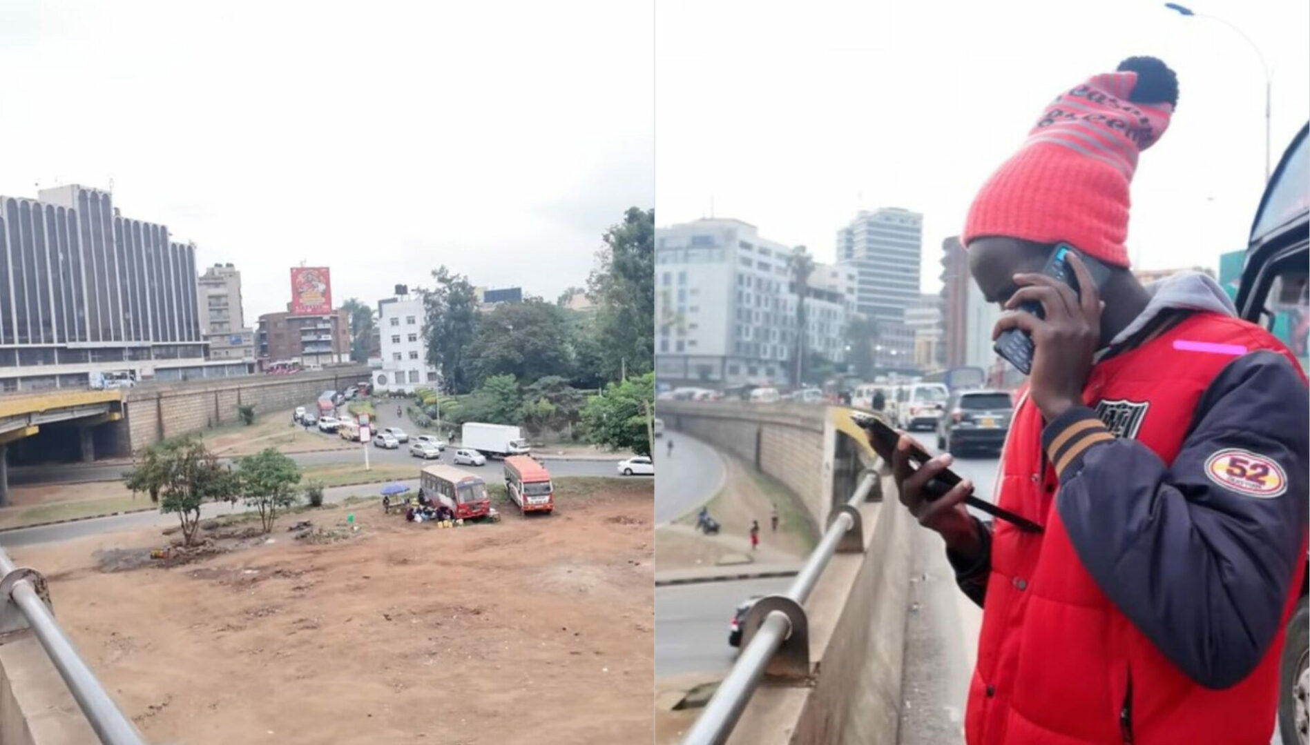 Man directing matatus from Globe Roundabout jam, earns more than office workers