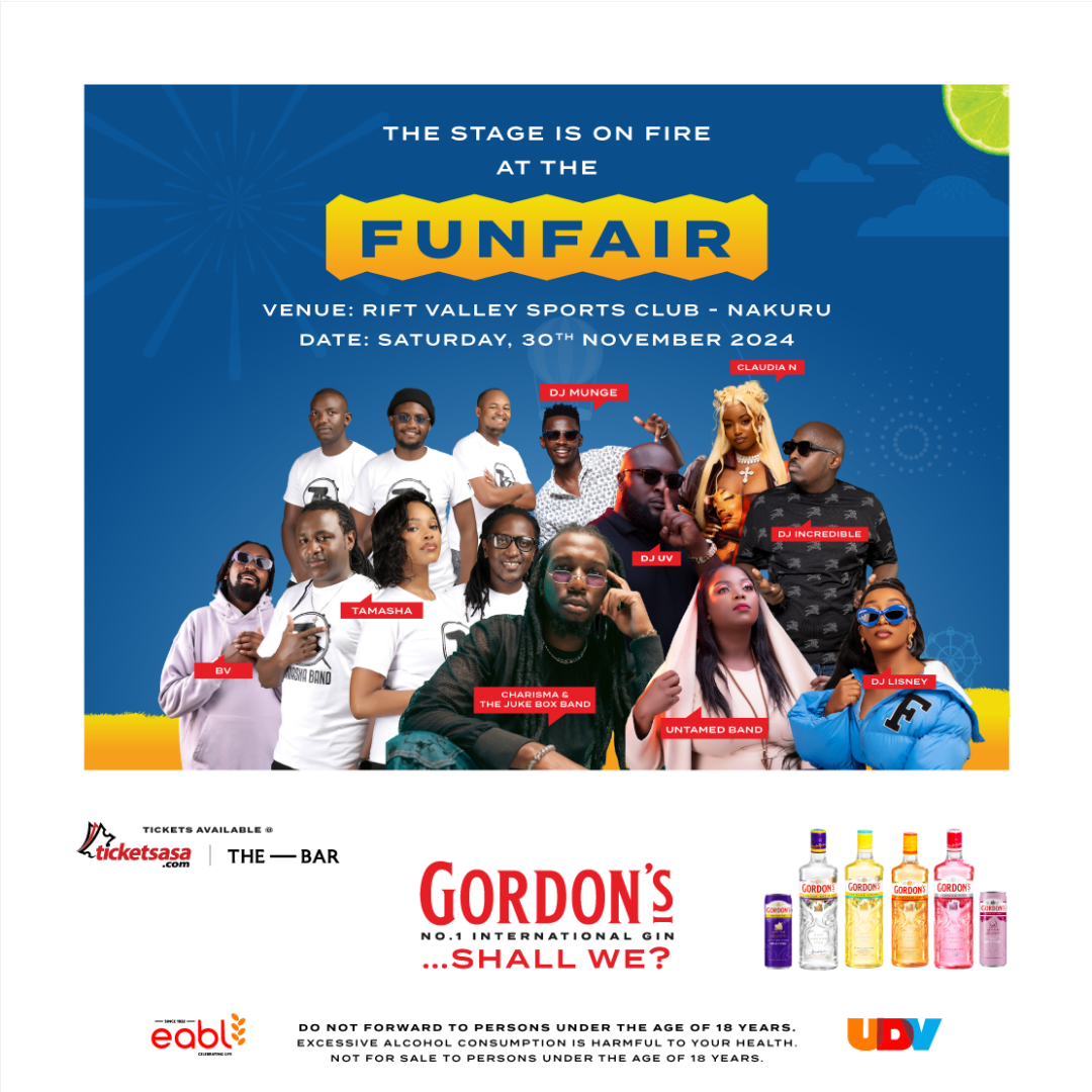 Gordon's Funfair returns to Nakuru for its 4th edition with a vibrant gin experience