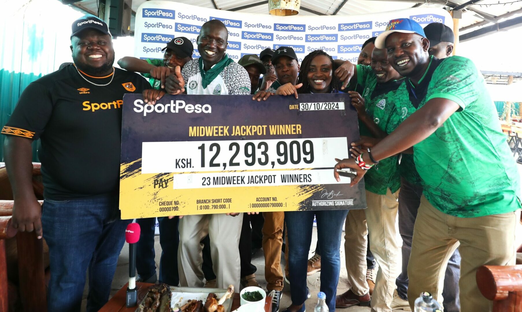 SportPesa Kenya makes history in Nairobi - 23 winners share Kshs. 12.2 million Midweek Jackpot prize