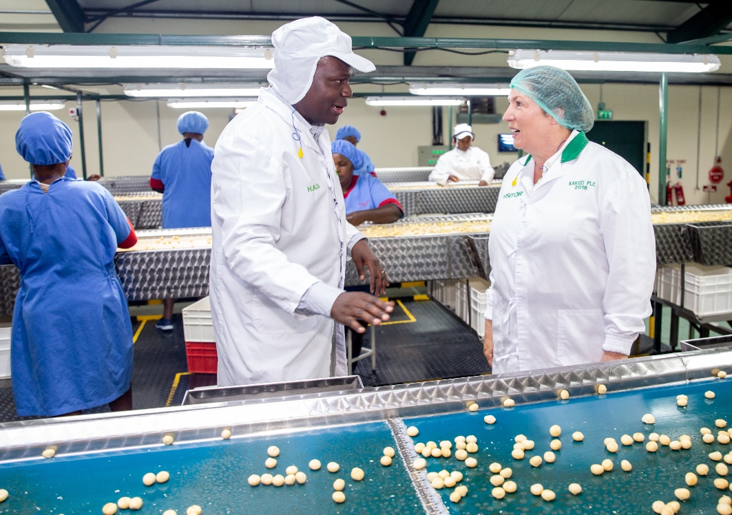 Kakuzi hosts world macadamia organisation CEO, Jillian Laing