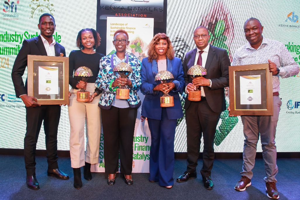 KCB wins five awards at the 2024 KBA sustainable finance awards