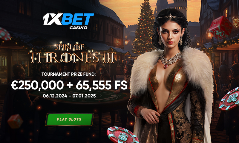 Welcome to the Spin of Thrones 3 grand final with a prize pool of €250,000!