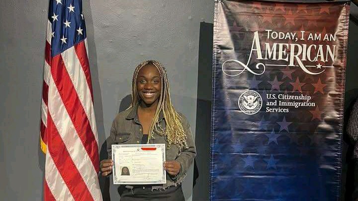 Joy as Kenyan girl becomes US Citizen, graduates from nursing school