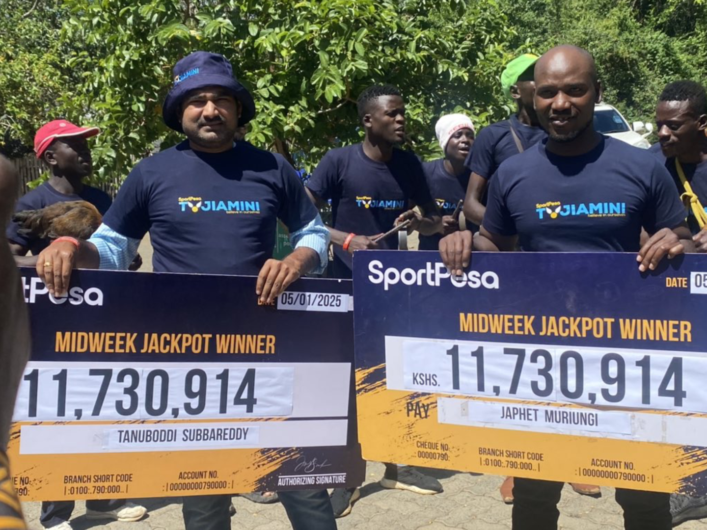 Double fortune: Two SportPesa mid-week jackpot winners share KSh 23.4 million on New Year’s Day