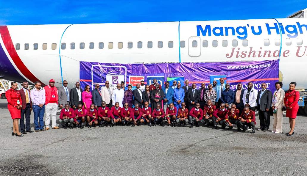 Kenya Airways collaborates with Mang’u High School to inspire future aviators