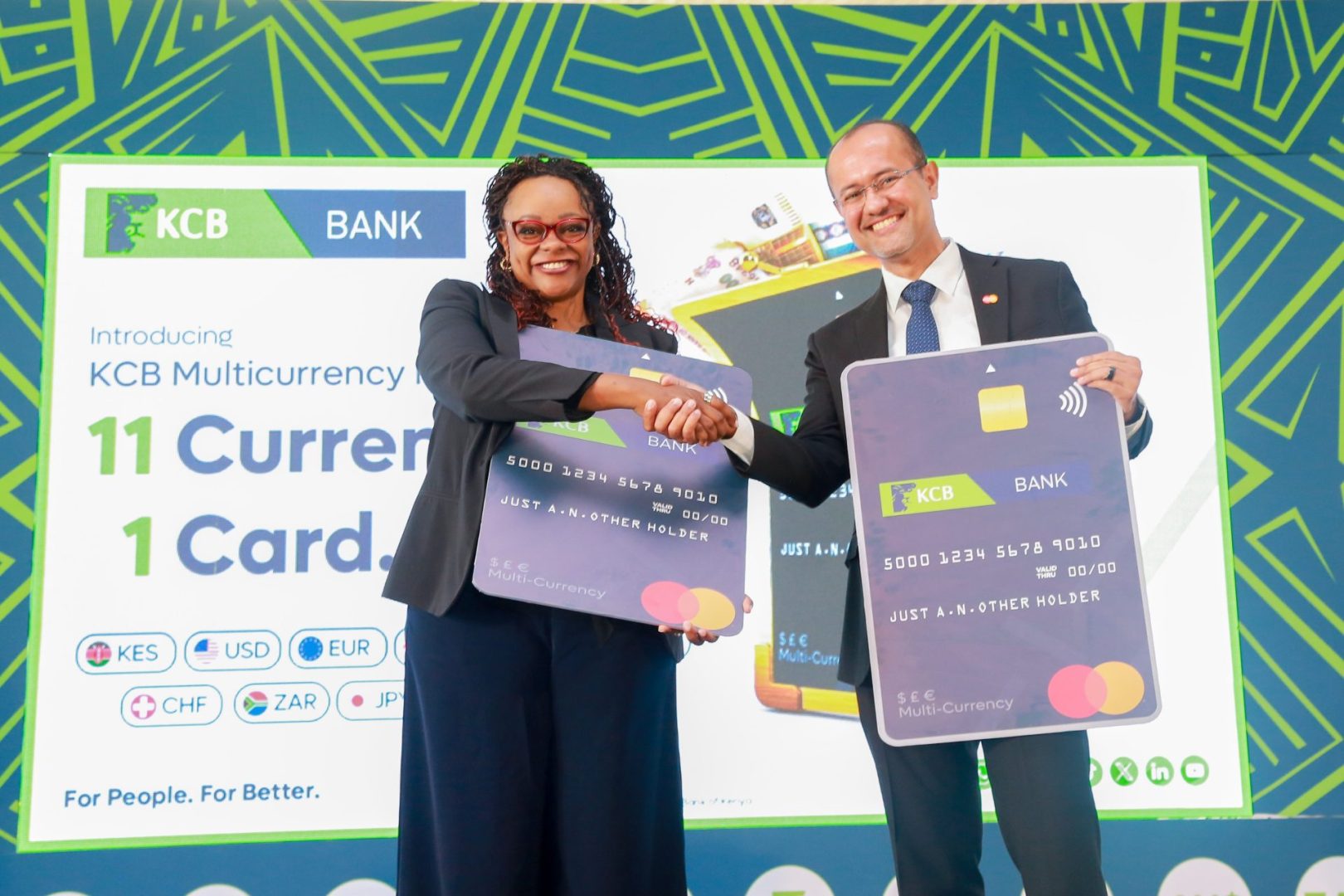 KCB and Mastercard unveil Kenya’s first Multi-currency prepaid card