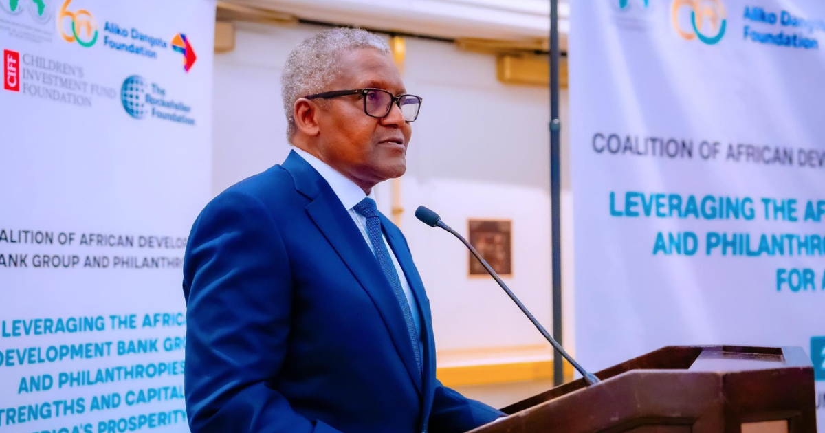 Nigerian billionaire Aliko Dangote