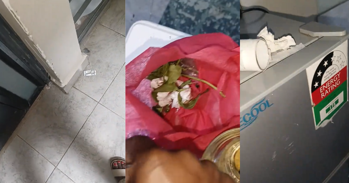 Video: Airbnb owner shows status her clients left room in after wild stay 1 Screengrabs from video from Oyombeeo94.