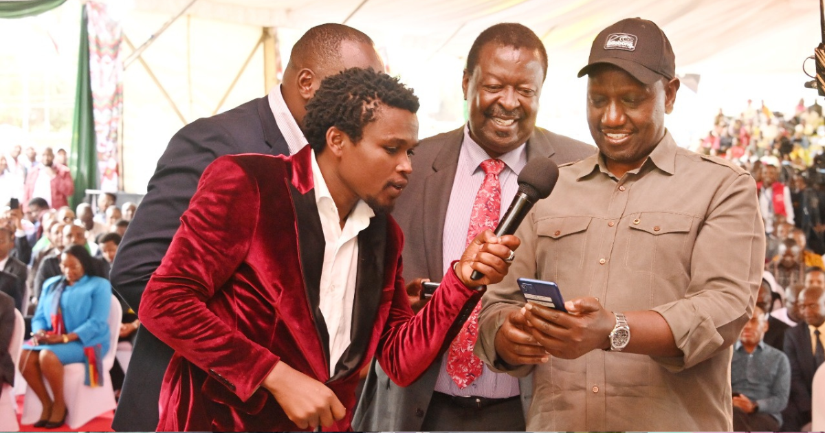 President William Ruto when he launched the Hustler Fund in 2022. Photo: William Samoei Ruto/Facebook.
