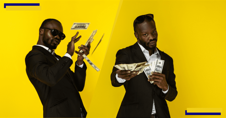 Man making it rain