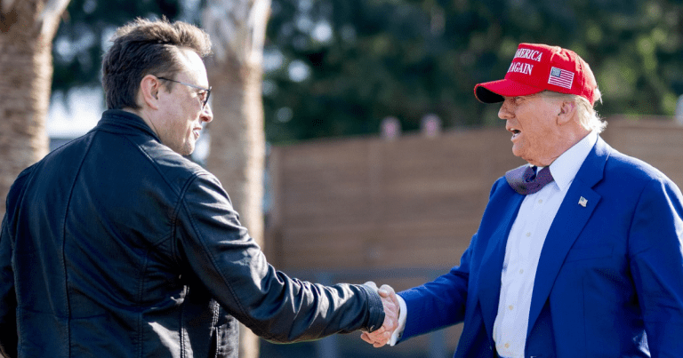 US President Donald Trump (right) with tech billionaire Elon Musk (right). Photo: Donald Trump / Facebook.