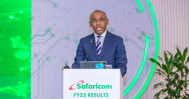 Safaricom CEO Peter Ndegwa