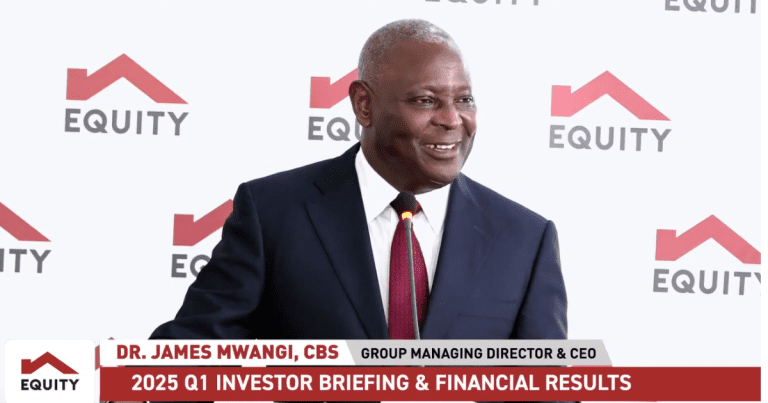 Equity Bank CEO James Mwangi. Photo: Equity Bank.