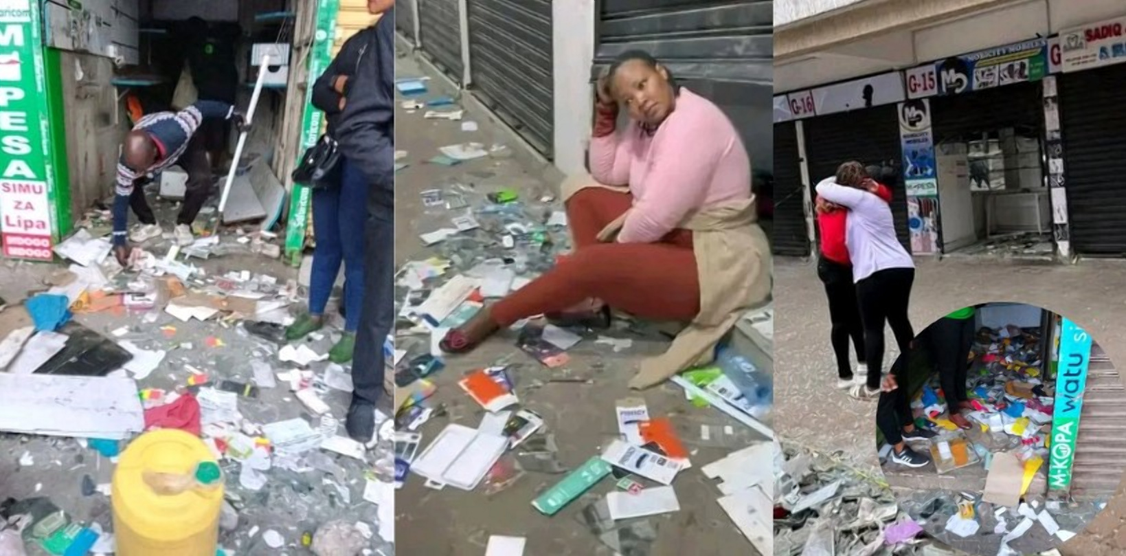 Business owners counting millions of losses after day of looting
