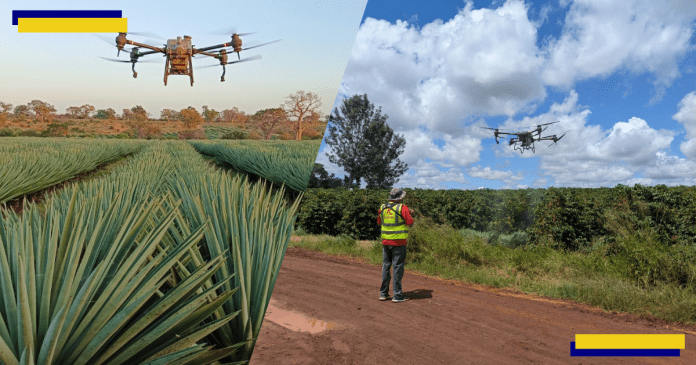 Farahari Aviation drones at work.