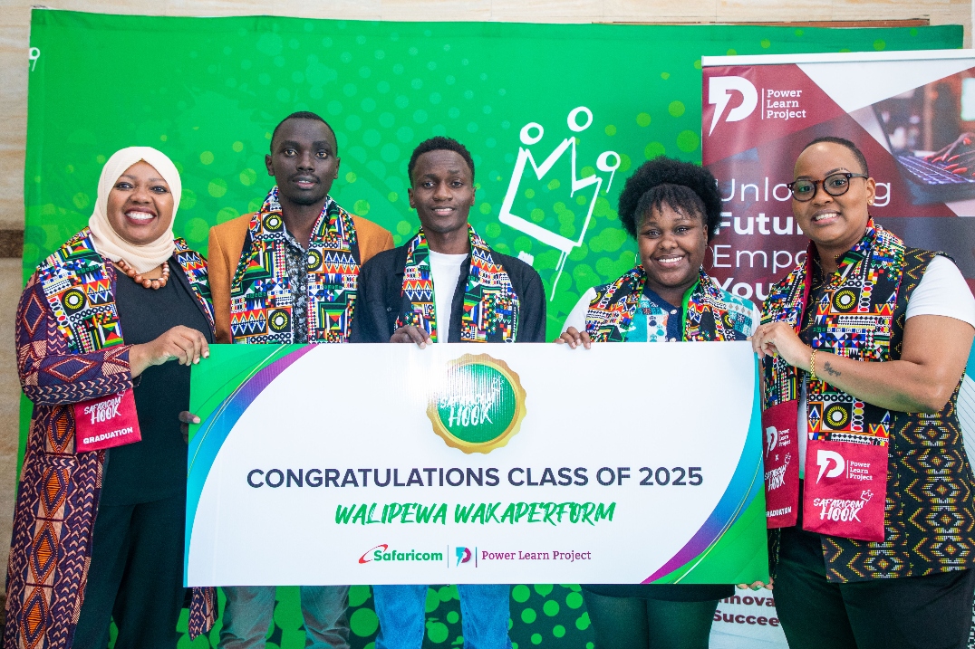 Safaricom Hook, Power Learn Project graduate 300 youth in software program