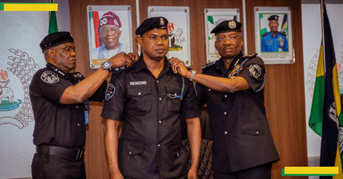 Police officer Sentome Obiwho rejected a $17000 bribe. Photo: Nigeria Police Force/X.