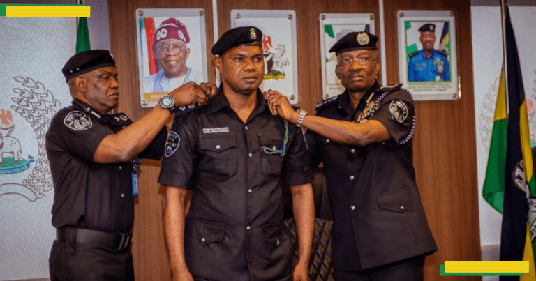 Police officer Sentome Obiwho rejected a $17000 bribe. Photo: Nigeria Police Force/X.