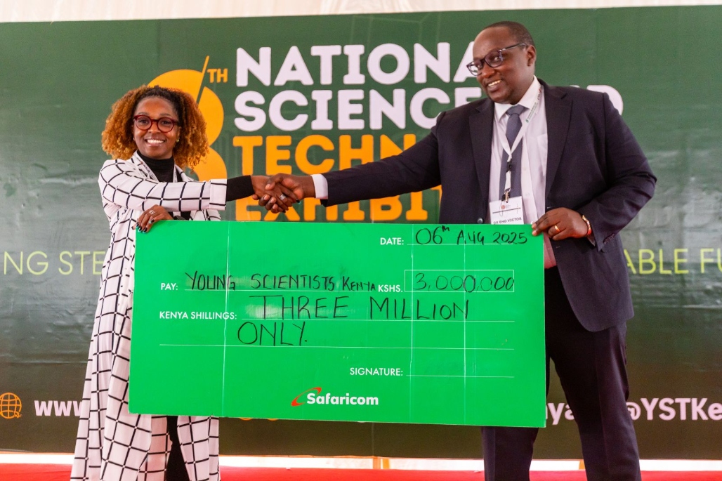 Safaricom hook sponsors young scientists Kenya exhibition with Shs3 Million boost