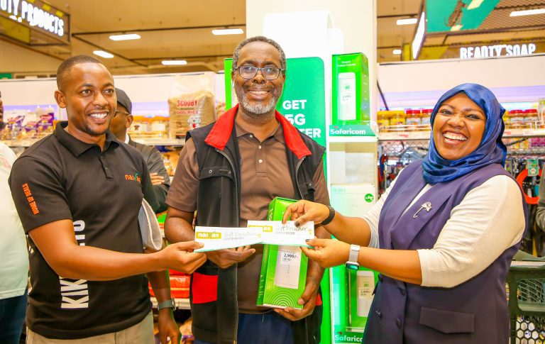 Safaricom and Naivas partners to expand 5G home internet solutions access